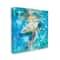 Stupell Industries Swimming Sea Turtle Aquatic Reptile Design Canvas Wall Art